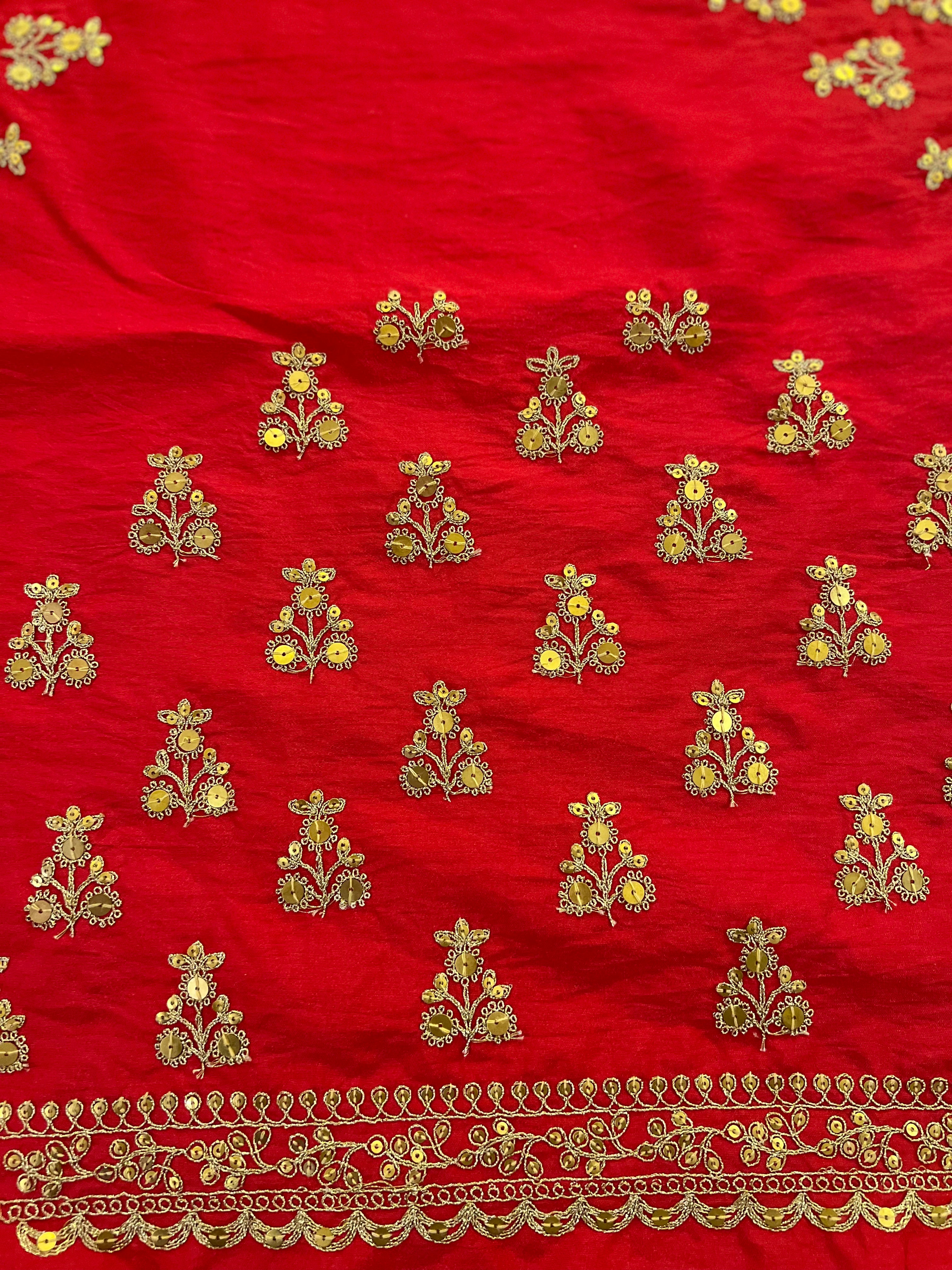 Red Bridal Lehenga
