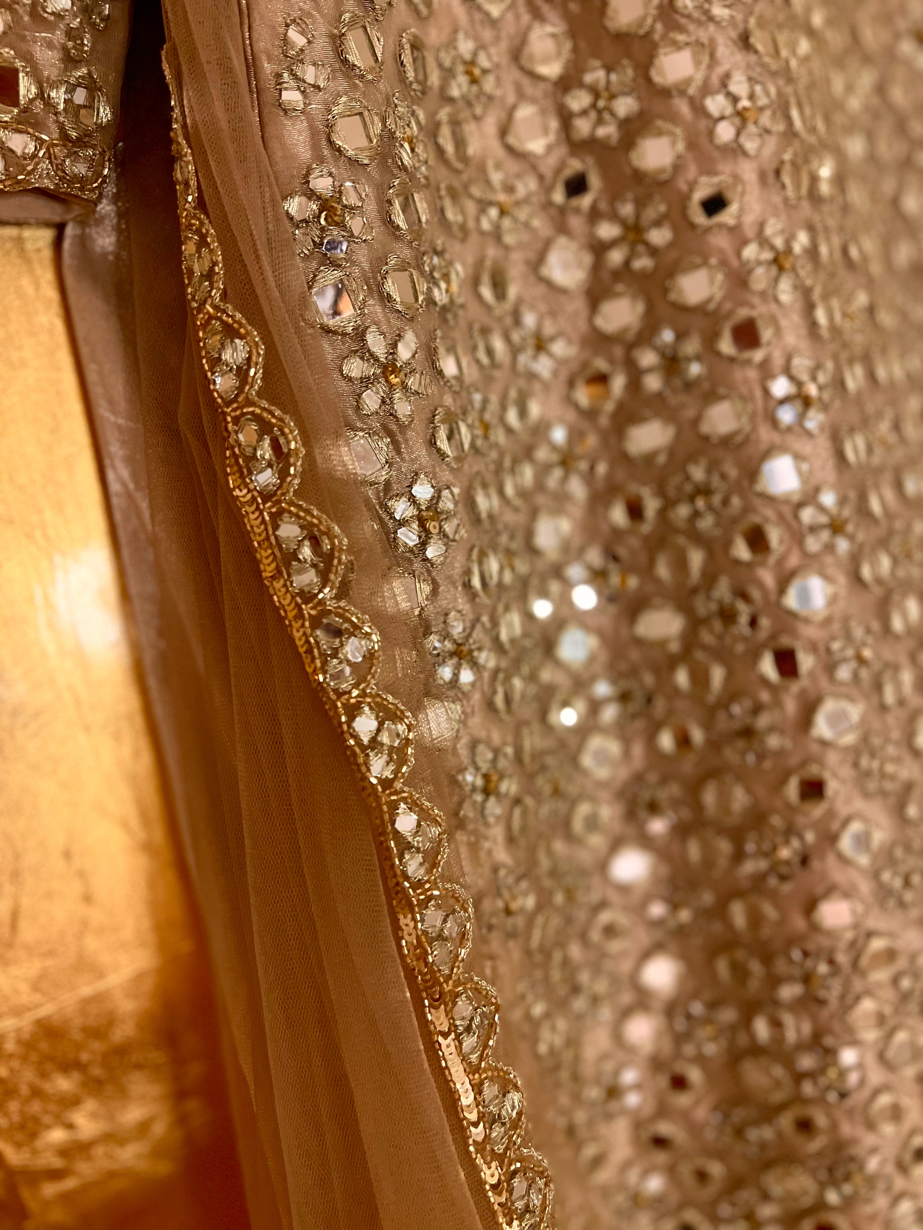 Mirror work sharara set