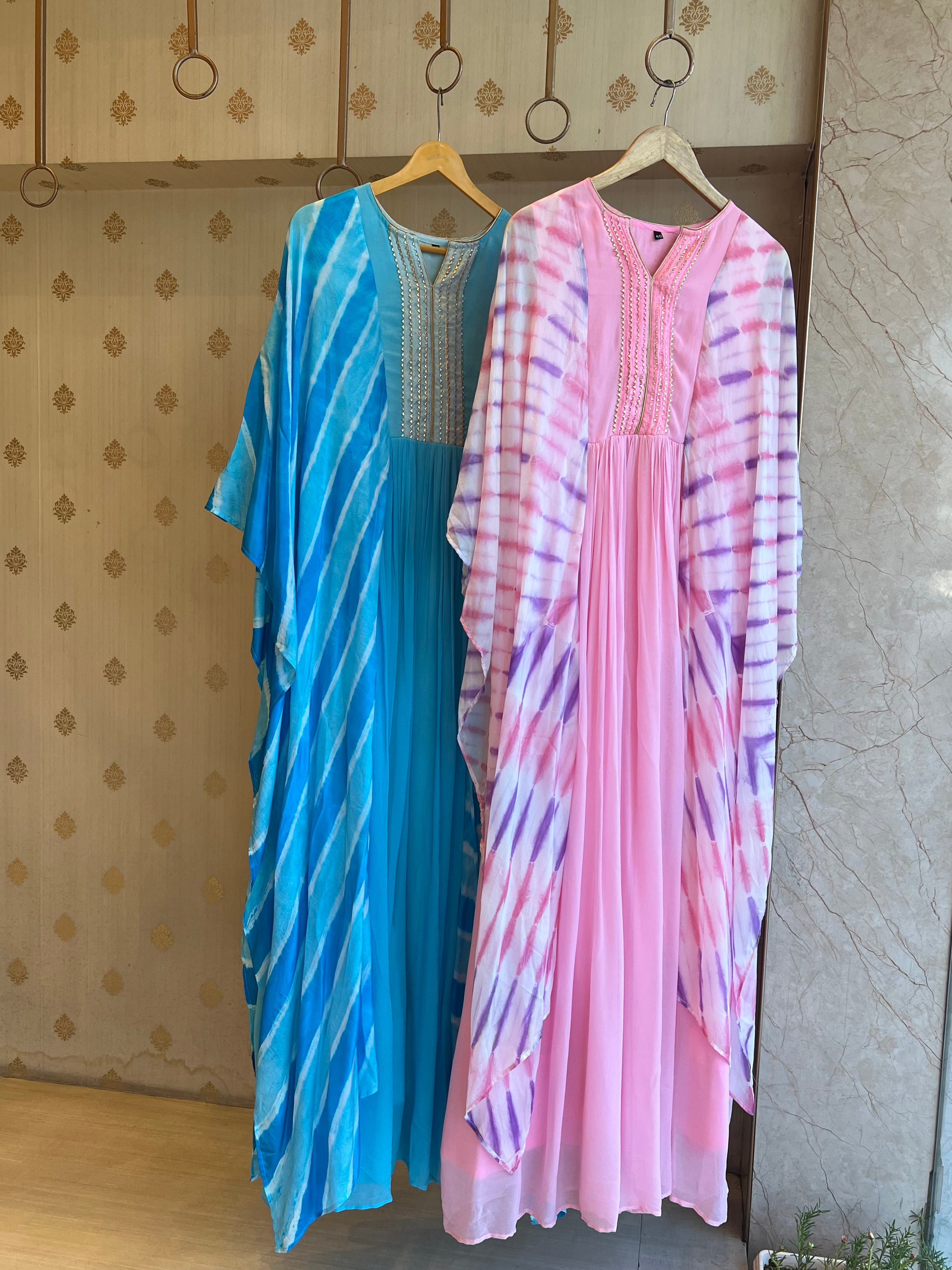 Butterfly Kaftan style floor length suits