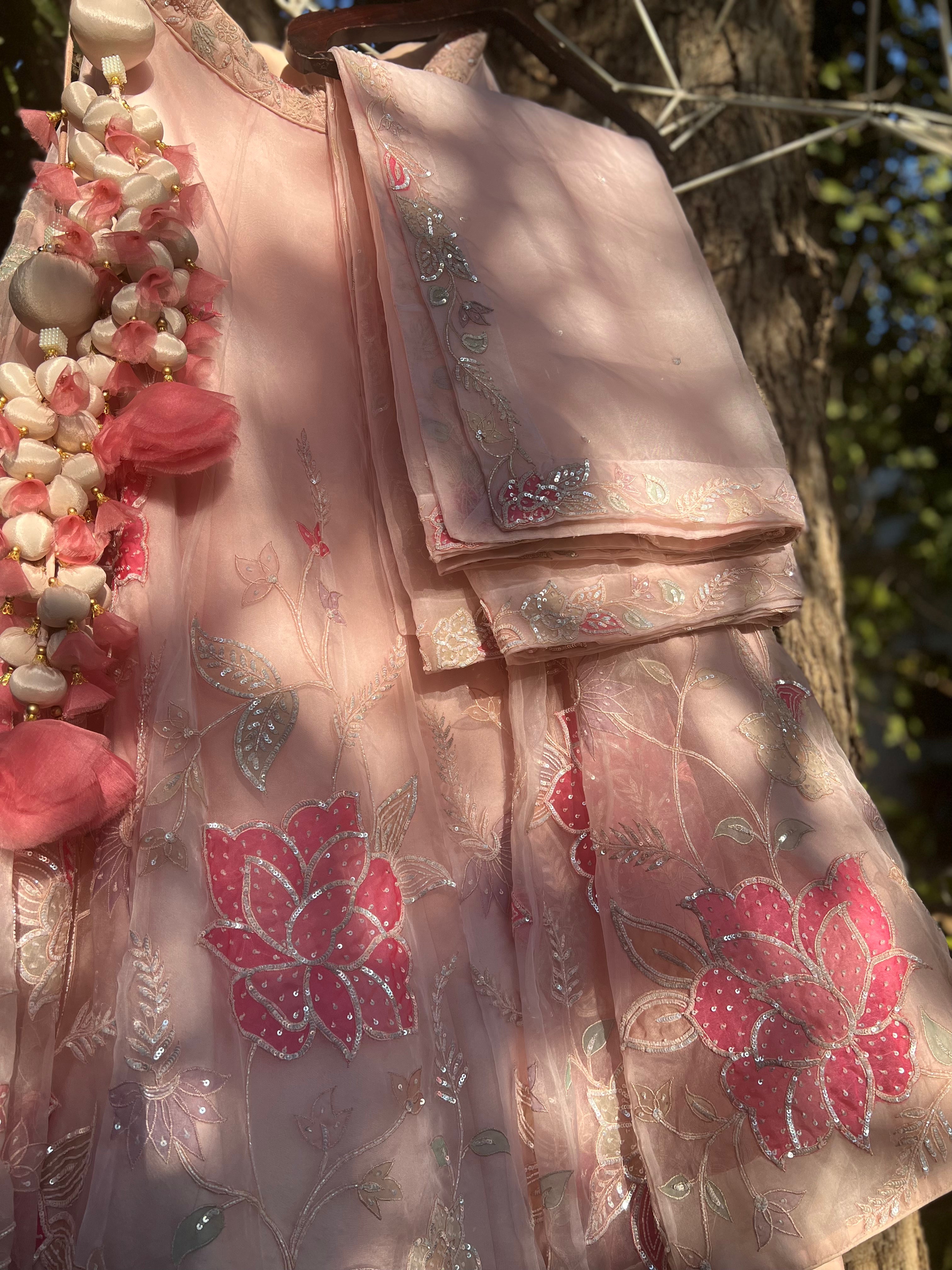 Dreamy Pink Lehenga set