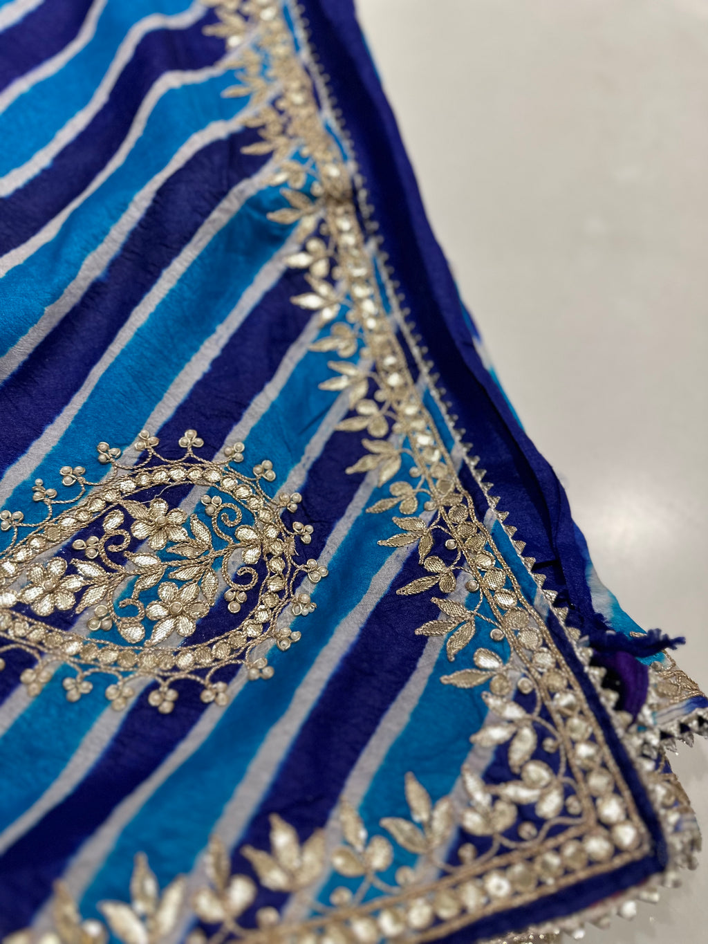 Lehriya Pure Gajji saree