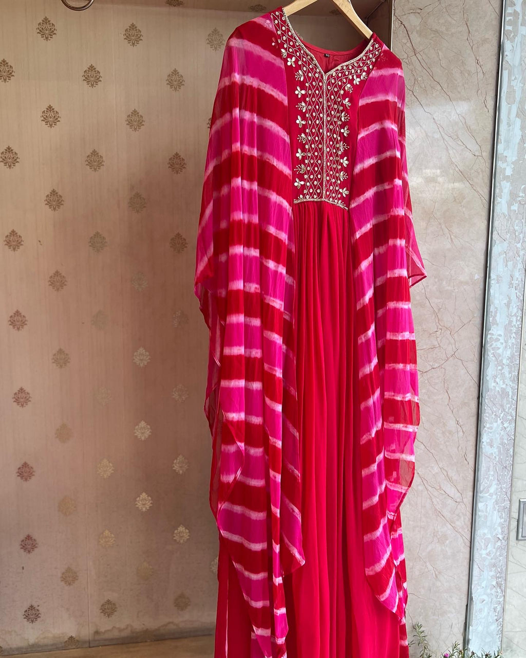 Lehriya Indo-western suit