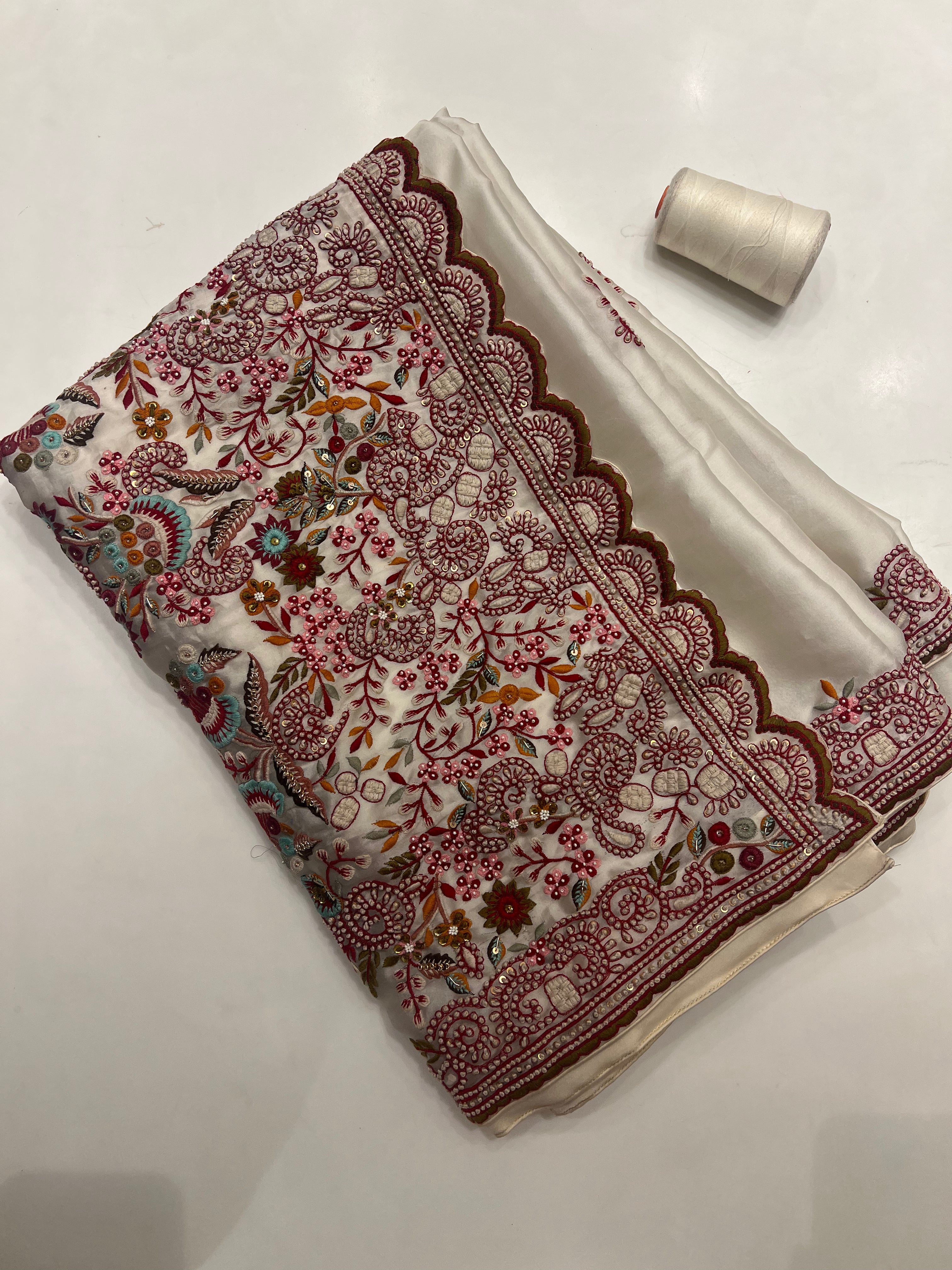 Silk organza pure saree
