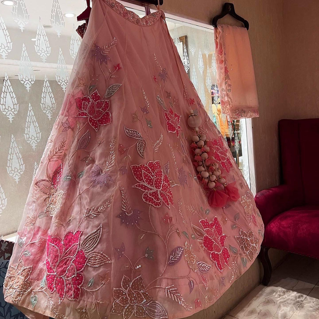 Dreamy Pink Lehenga set