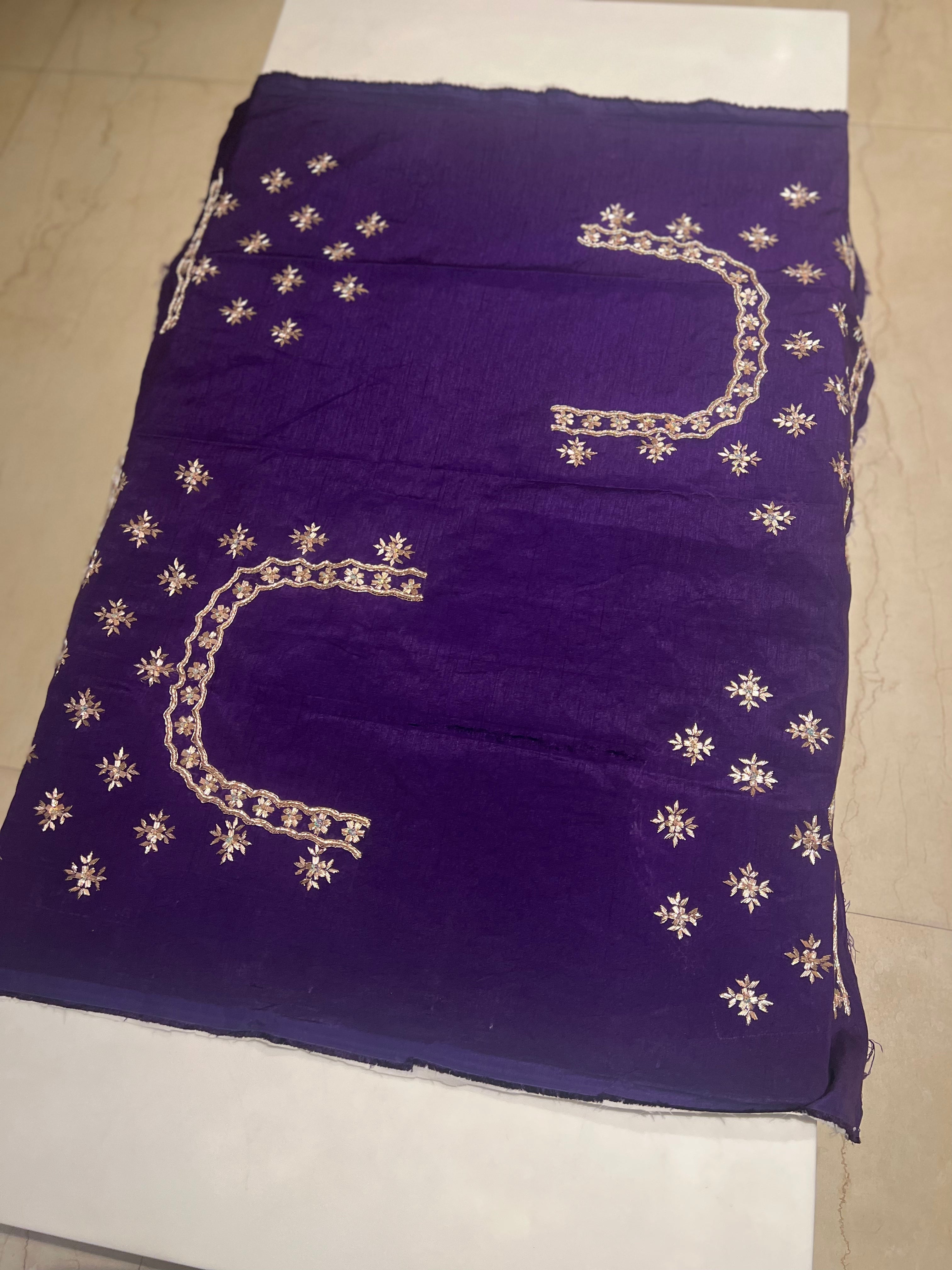 Raw silk Lehenga set