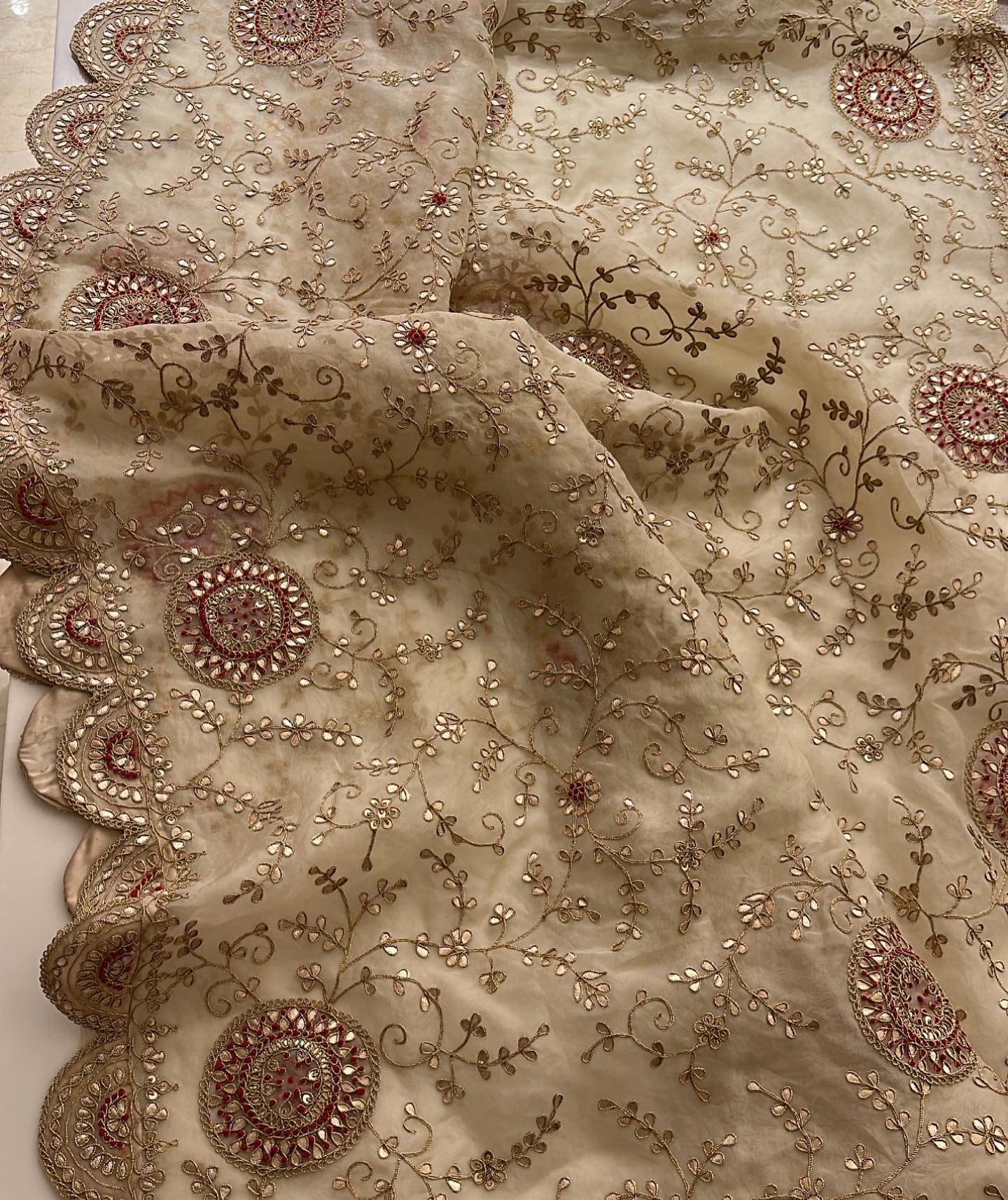 Charkhi Gotapatti saree