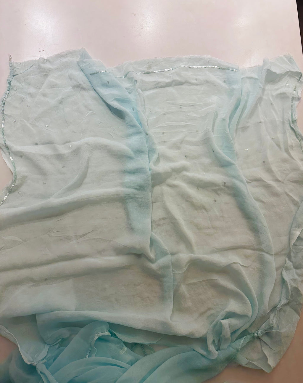 Glam Queen aqua saree