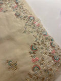 Cream Ivory exclusive saree