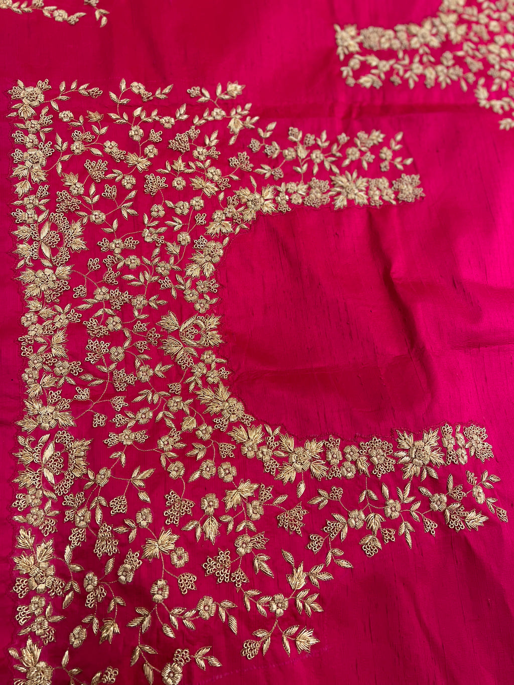 Hot Pink Zardozi light Lehenga