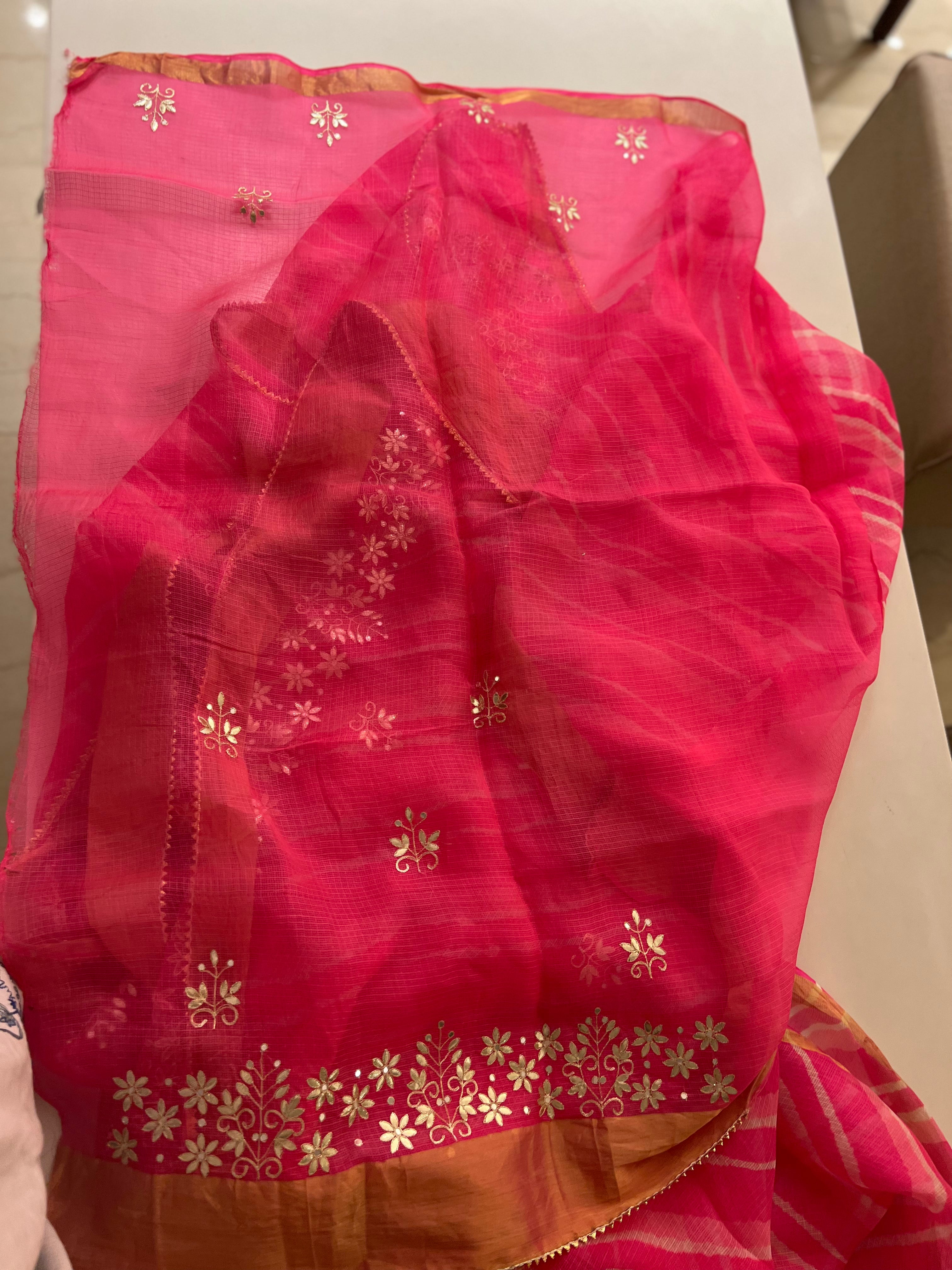 Kotasilk pure lehriya saree
