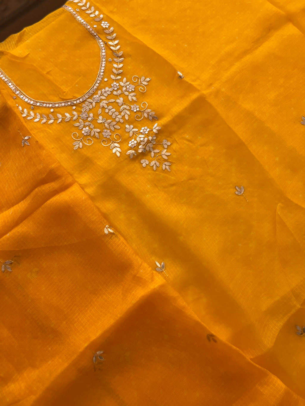 Pure kotasilk unstitched suit