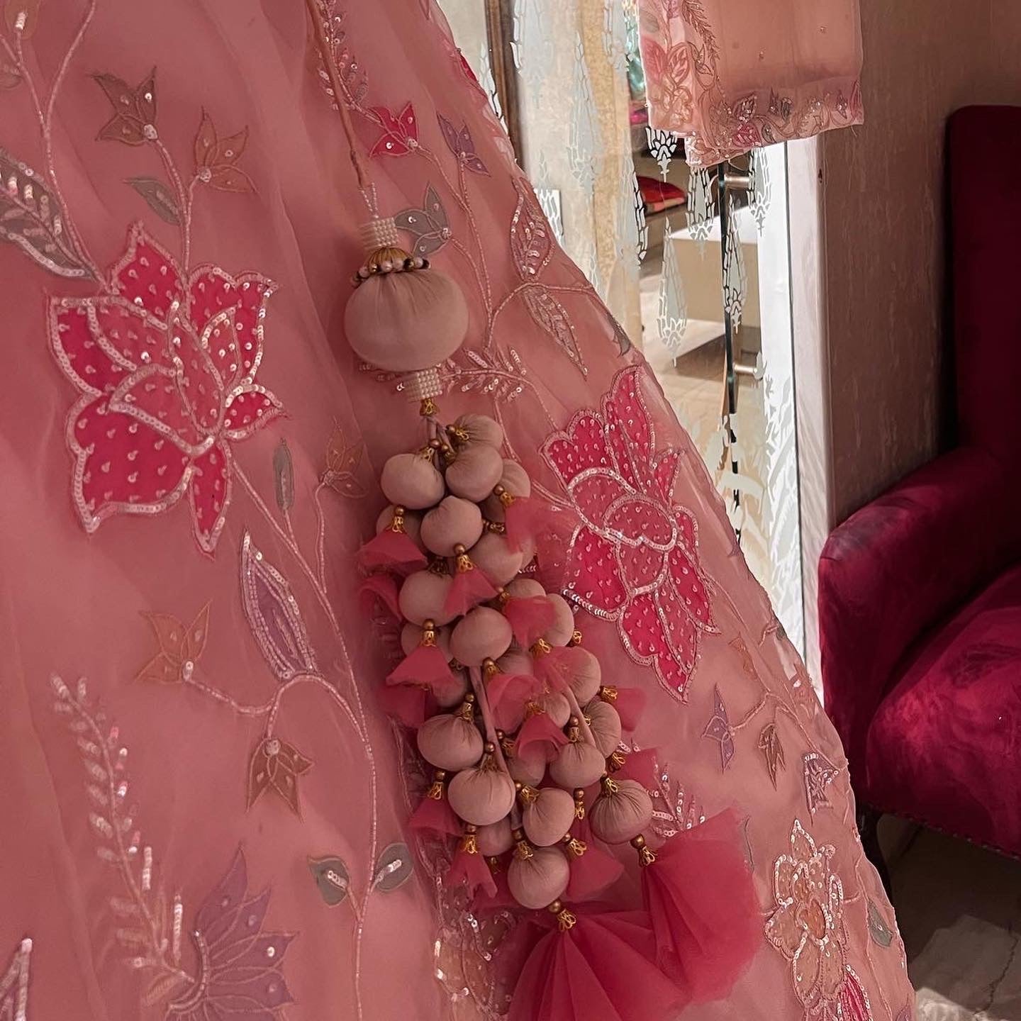 Dreamy Pink Lehenga set