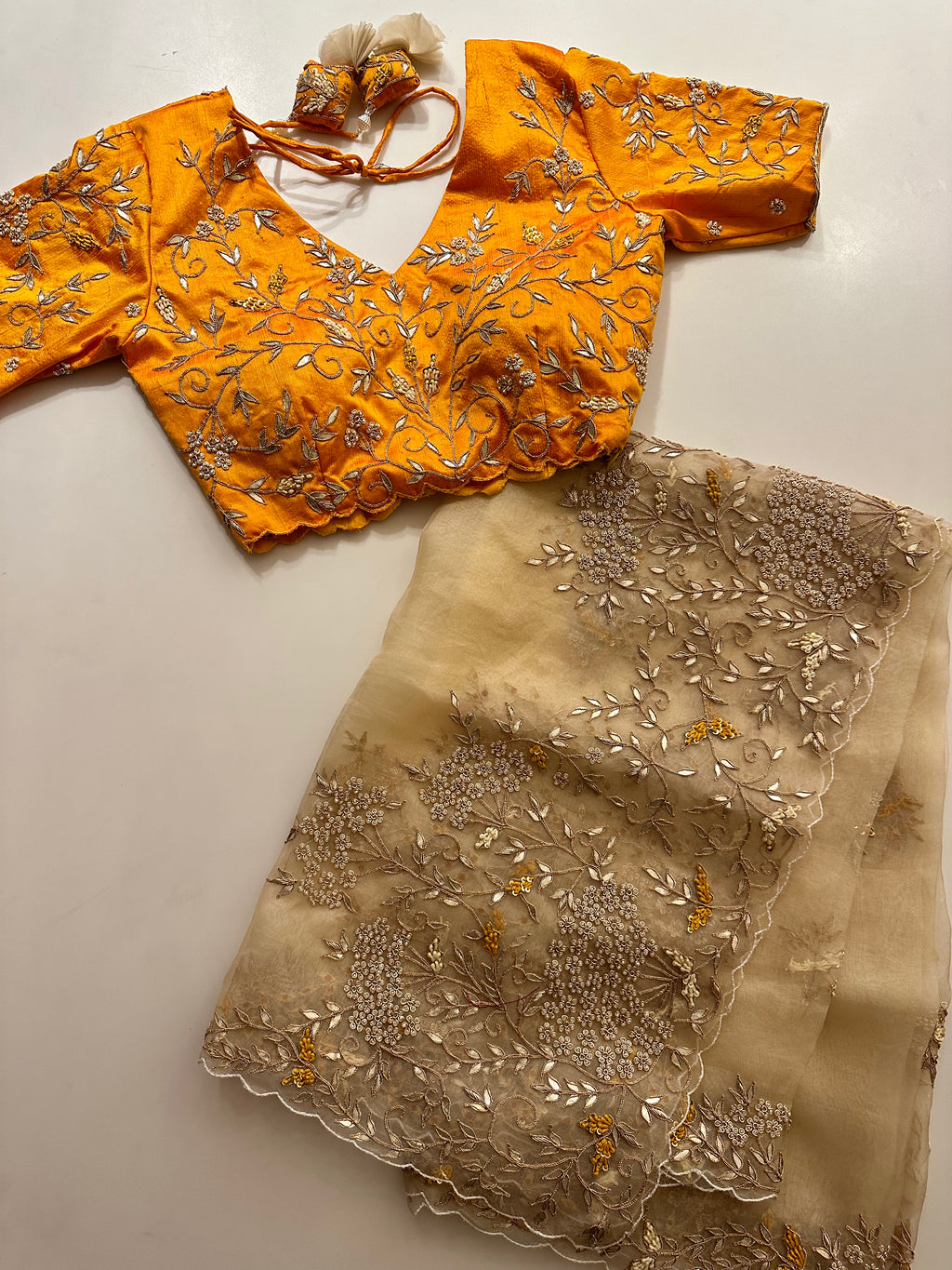 Fine Gotapatti saree
