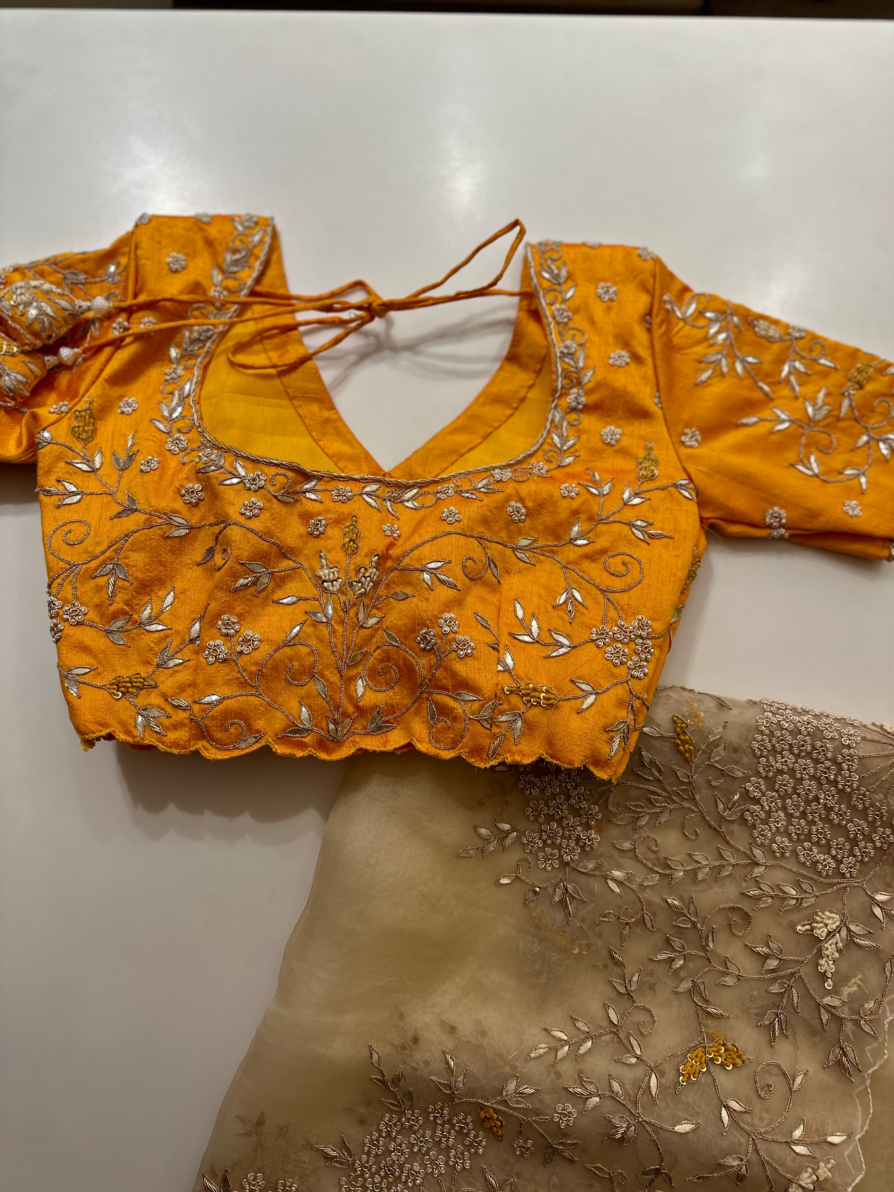 Fine Gotapatti saree