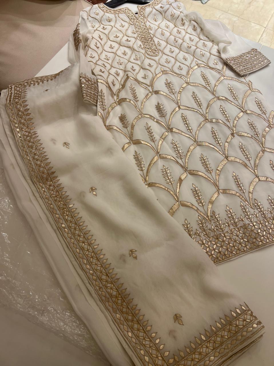 Gotapatti straight Suit set