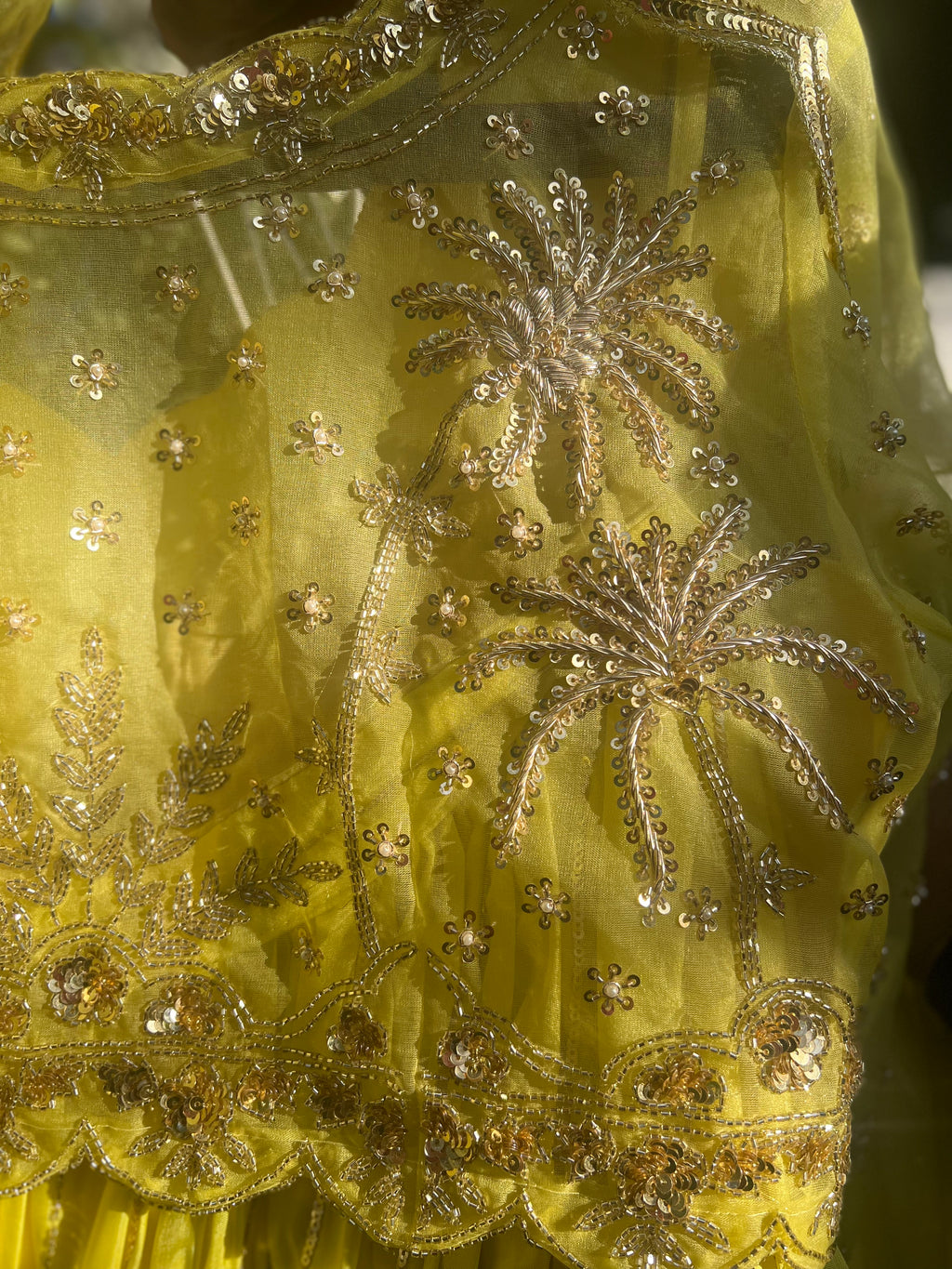 Sunshine Yellow Light Lehenga set