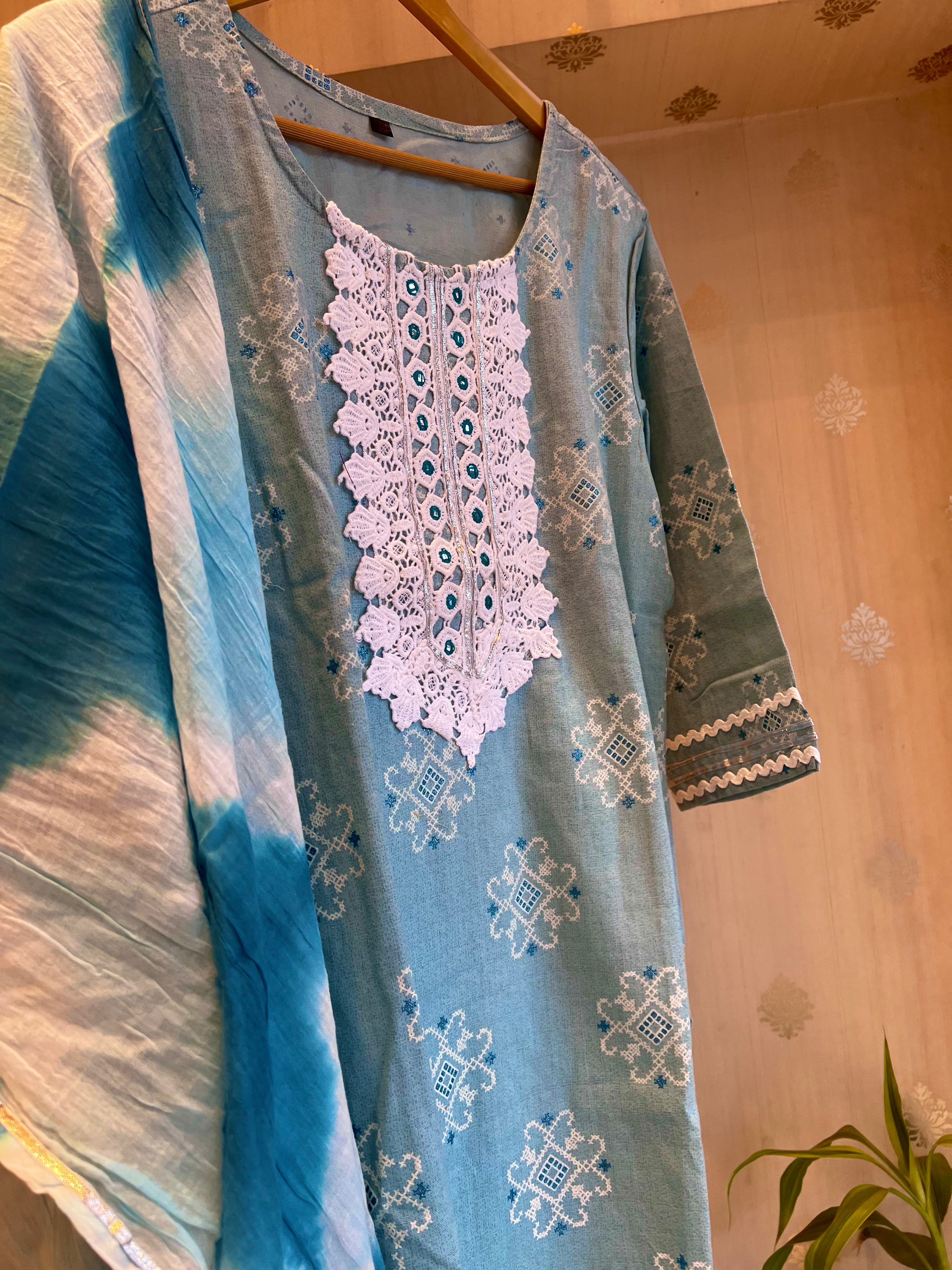 Aqua pure cotton set