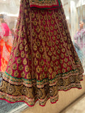 Kundan handwork lehenga set