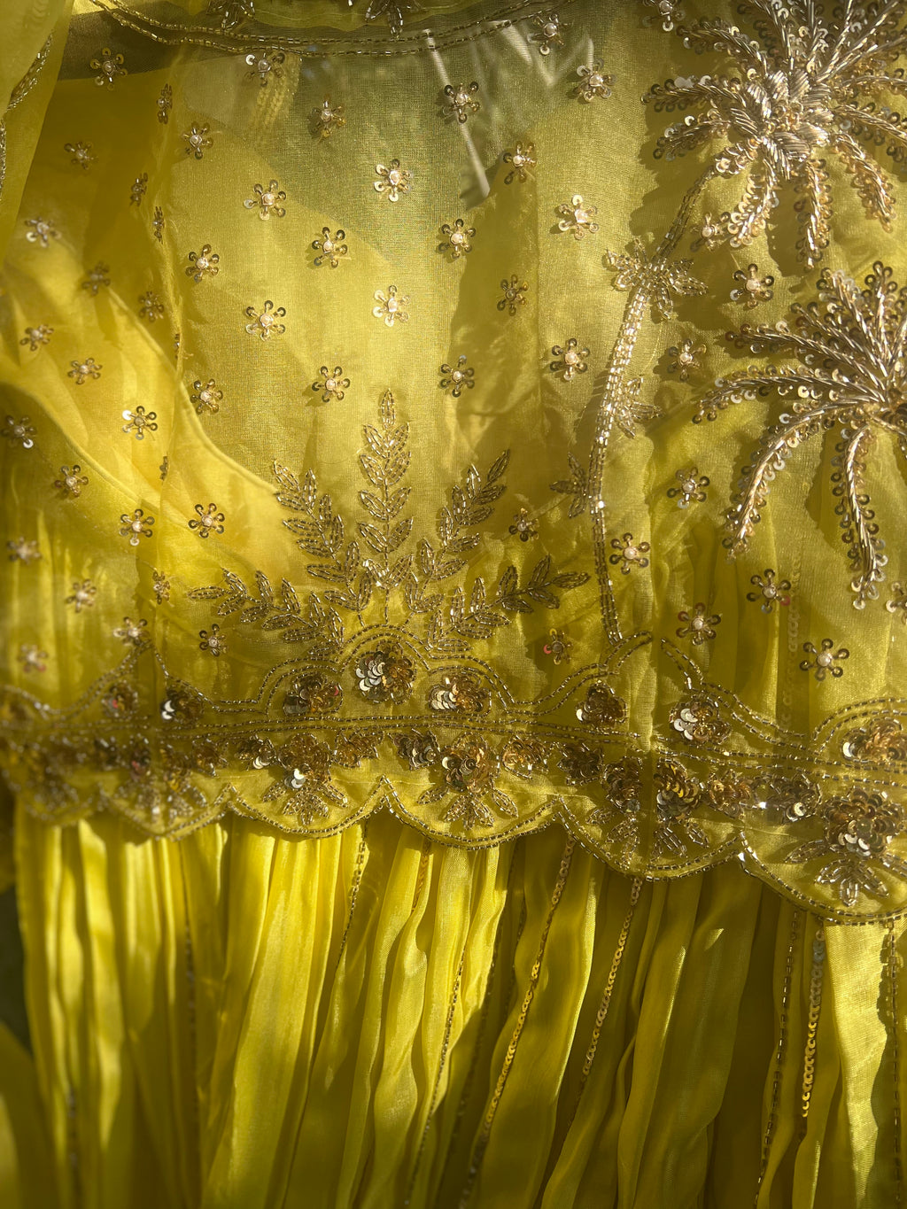 Sunshine Yellow Light Lehenga set