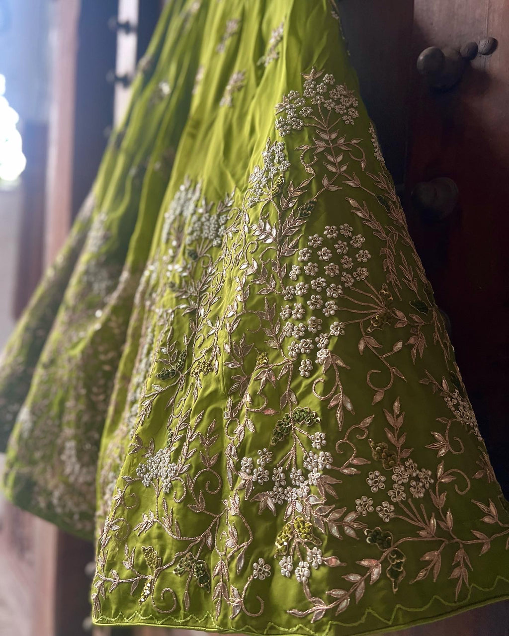 Hariyali green lehenga set