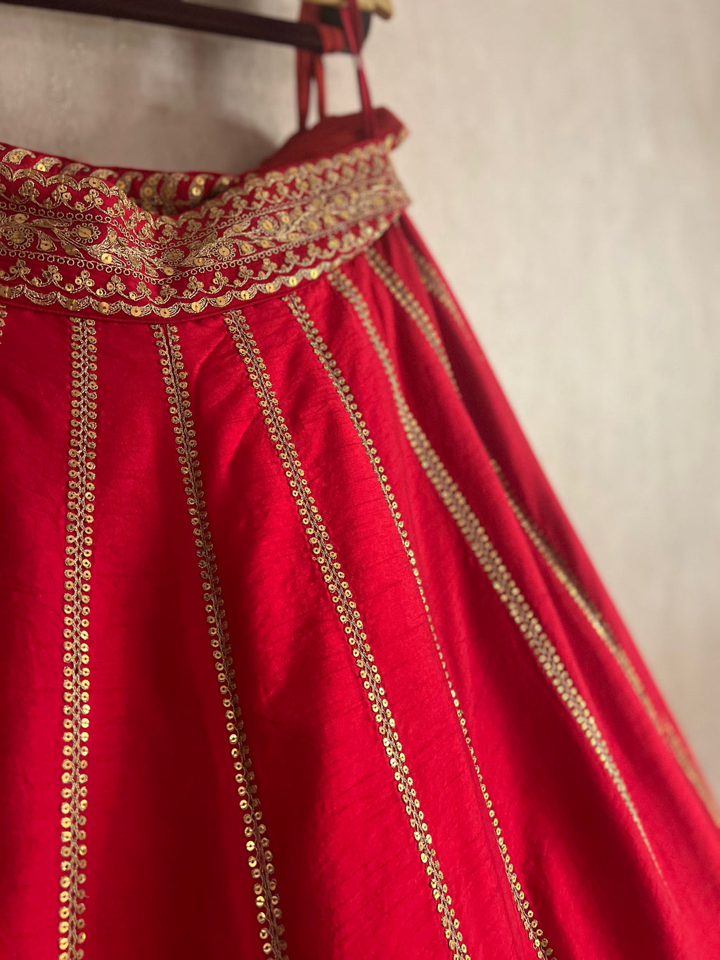 Red Bridal Lehenga