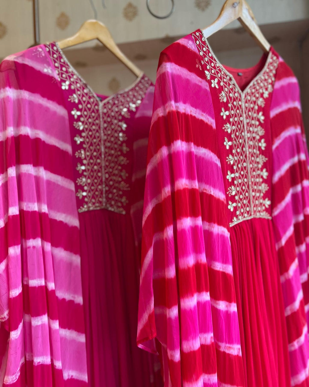 Lehriya Indo-western suit