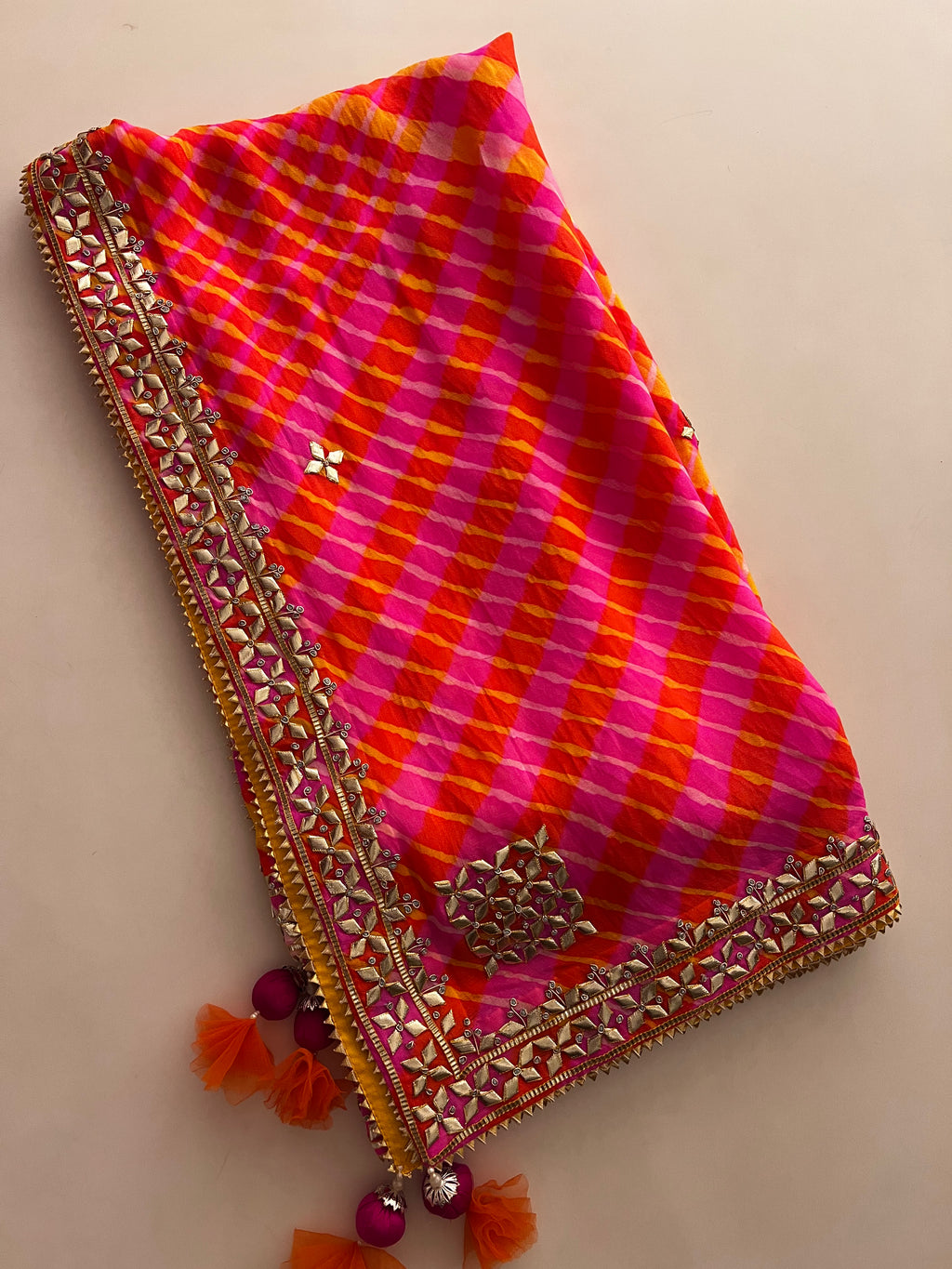 Lehriya Saree