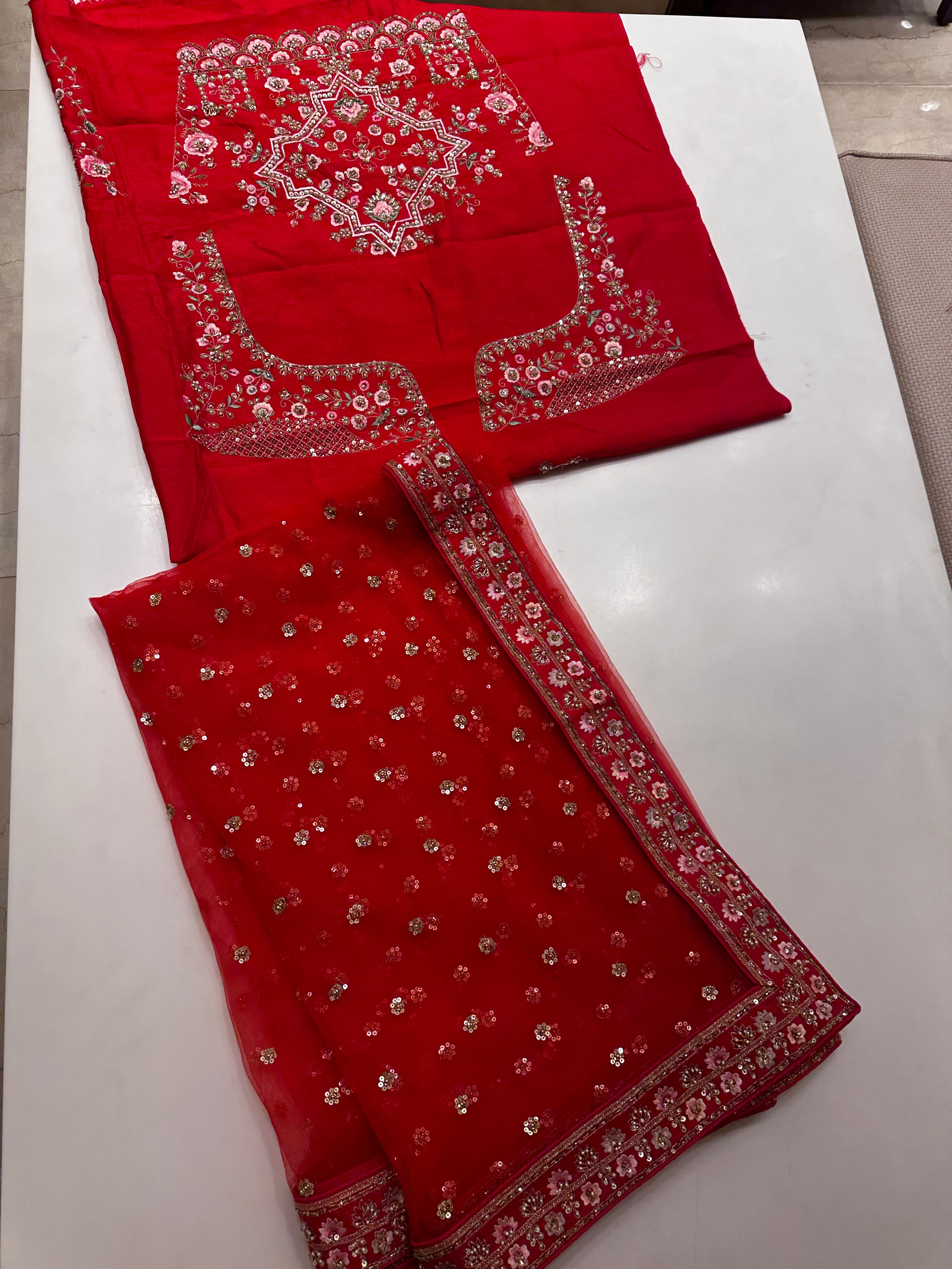 Bharwa Lehenga set