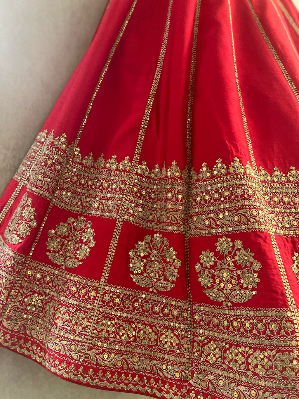Red Bridal Lehenga